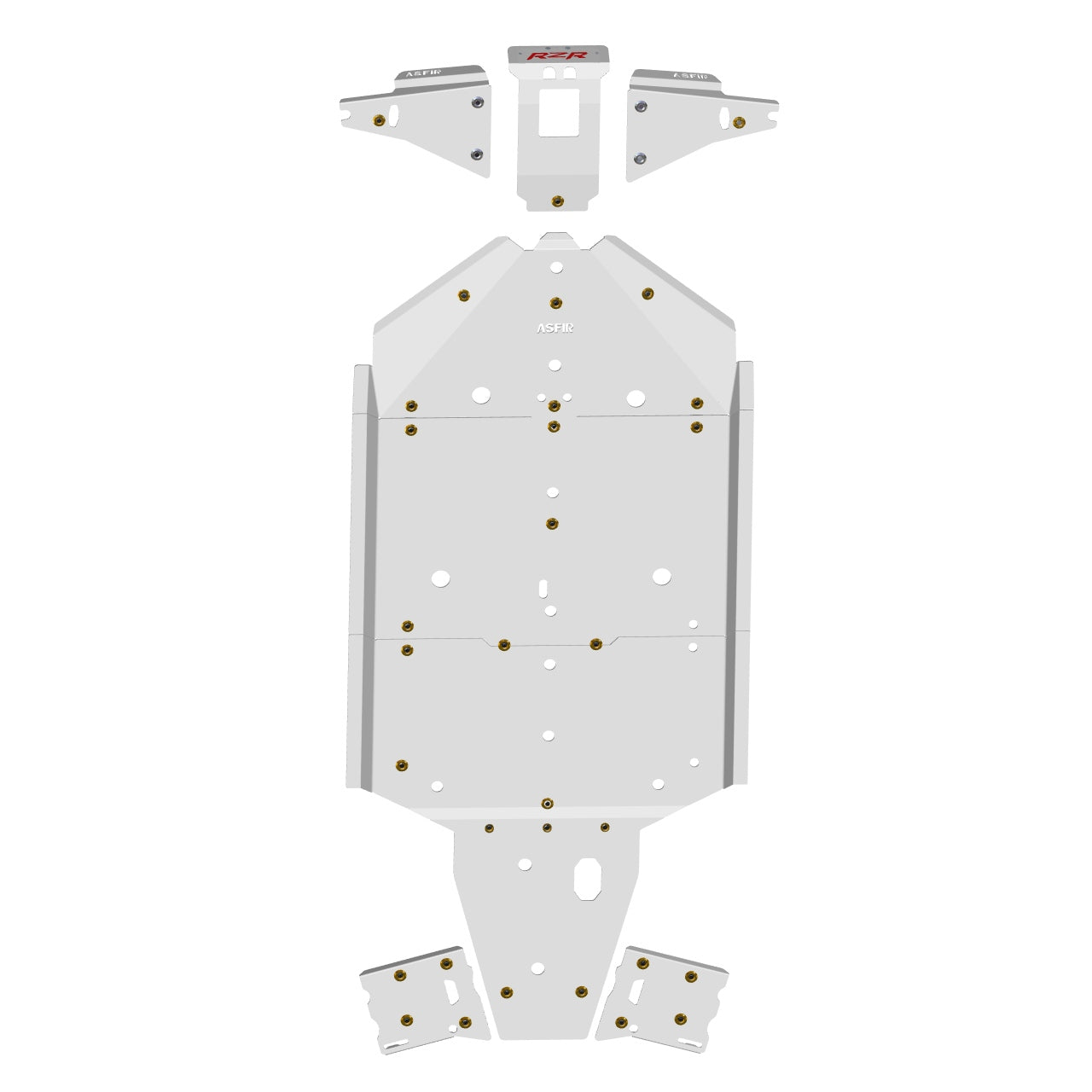 Polaris RZR 900 Underbody Skid Plate Kit