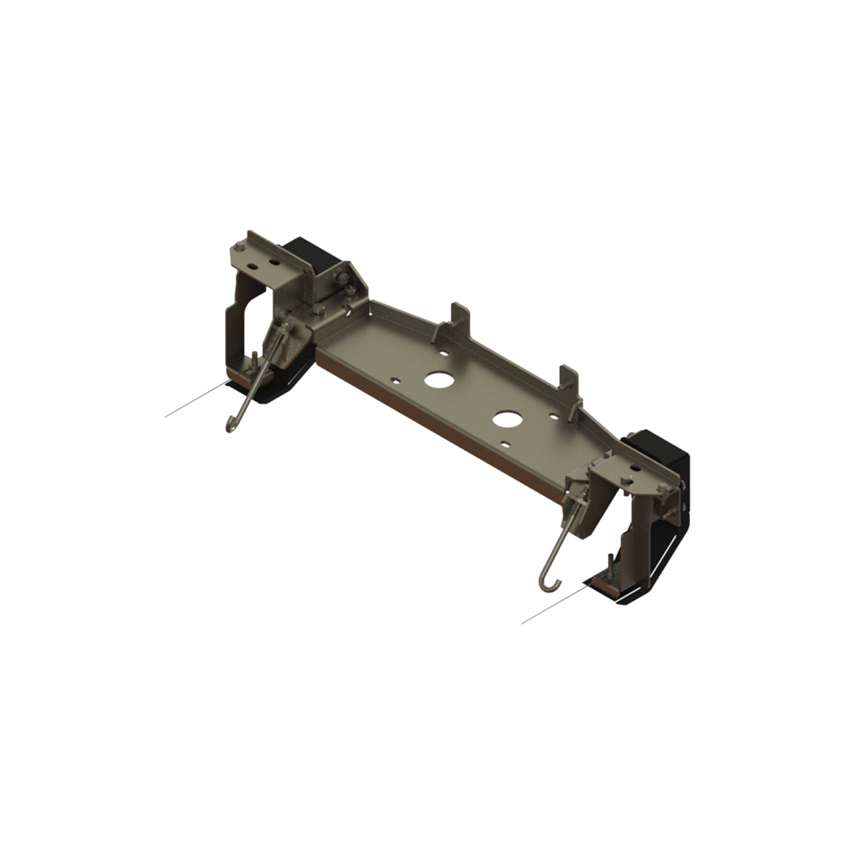 Mitsubishi Pajero Hidden Winch Mount