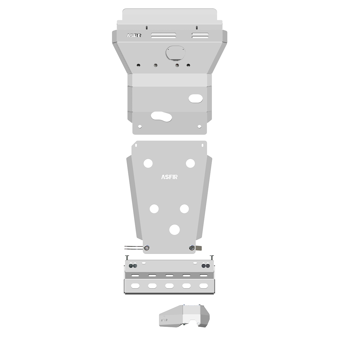 Lexus GX460 Skid Plate Kit (4 Pcs) | With KDSS