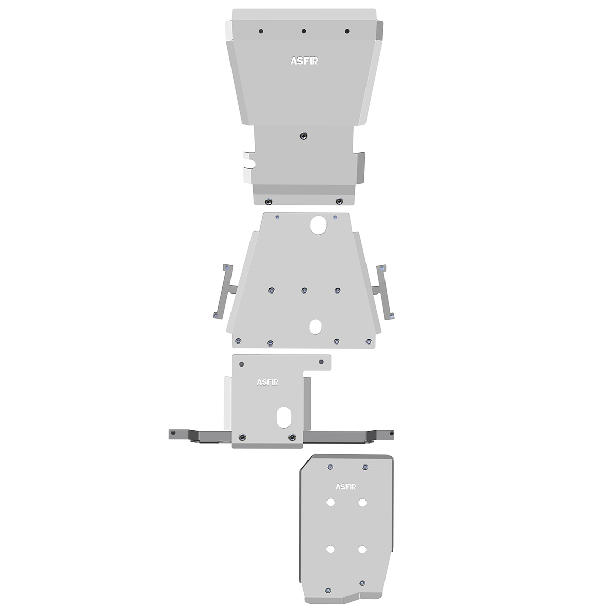 Toyota Land Cruiser 100 / LX 470 Skid Plate (4 Pcs)