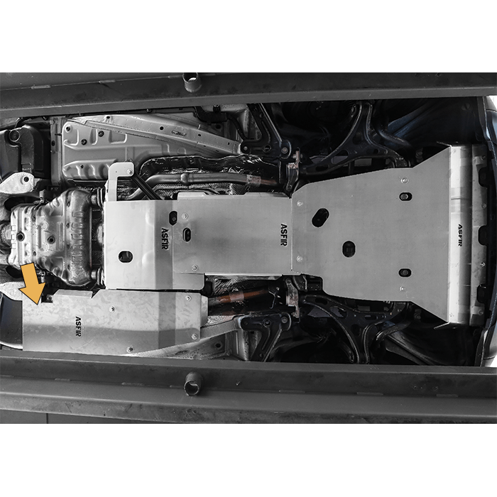 Jeep Grand Cherokee WK2 Fuel Pipeline Protector Skid Plate