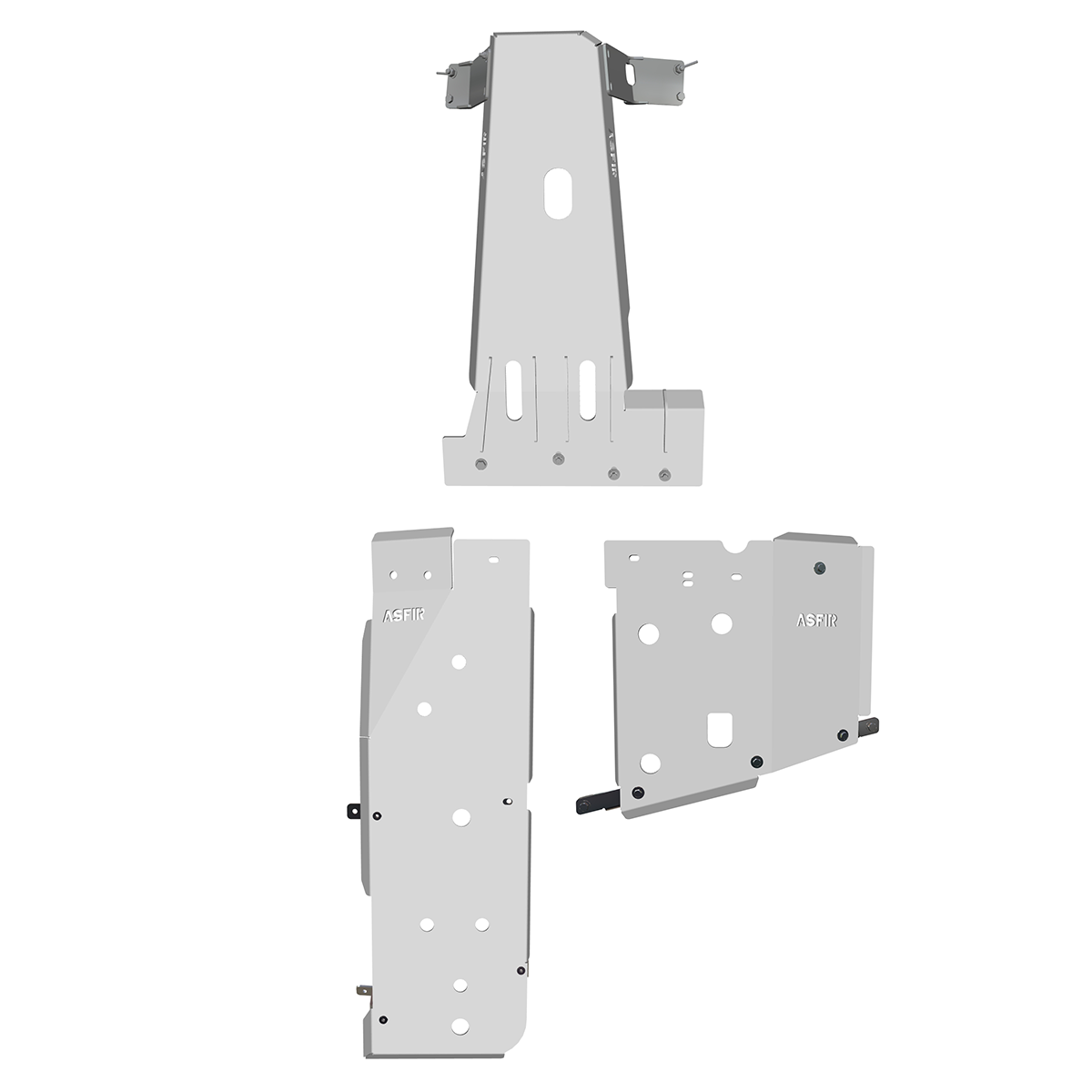 Jeep Wrangler JK Skid Plate Kit (3 Pcs) | 3.8L | SWB