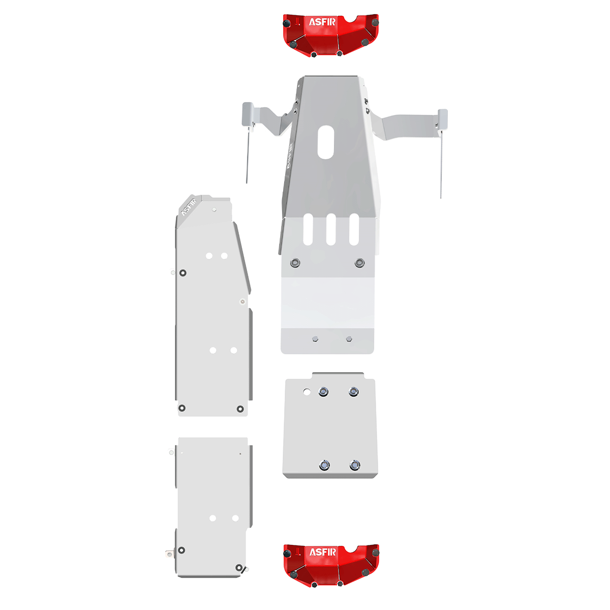 Jeep Wrangler JL Skid Plate Kit (5 Pcs) LWB | 3.6L | 2021-2025