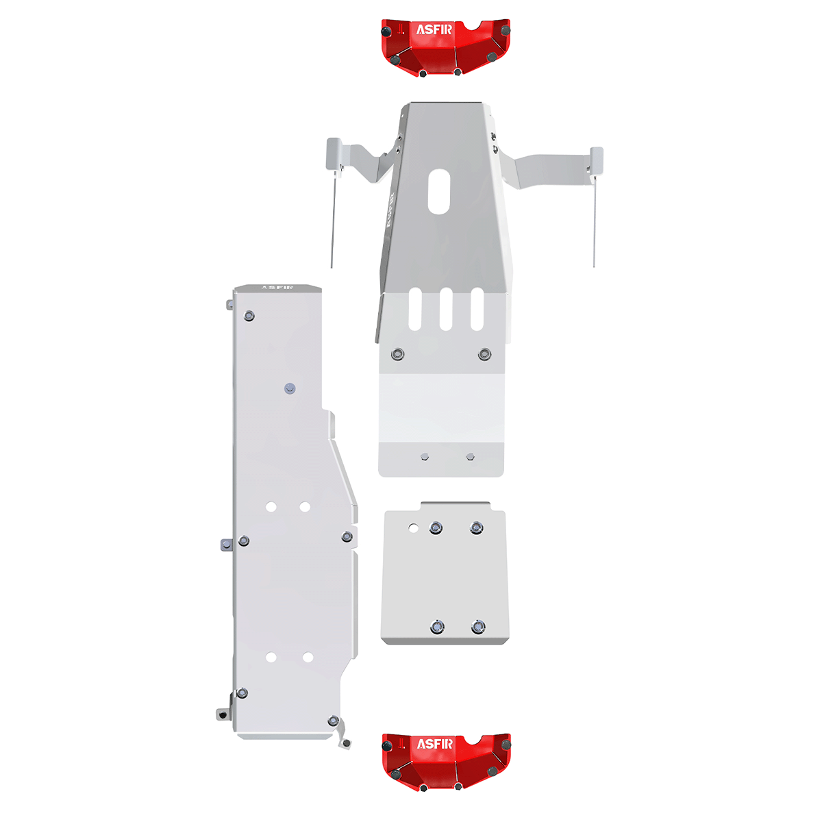 Jeep Wrangler JL Skid Plate Kit (5 Pcs) SWB | 3.6L | 2021-2025
