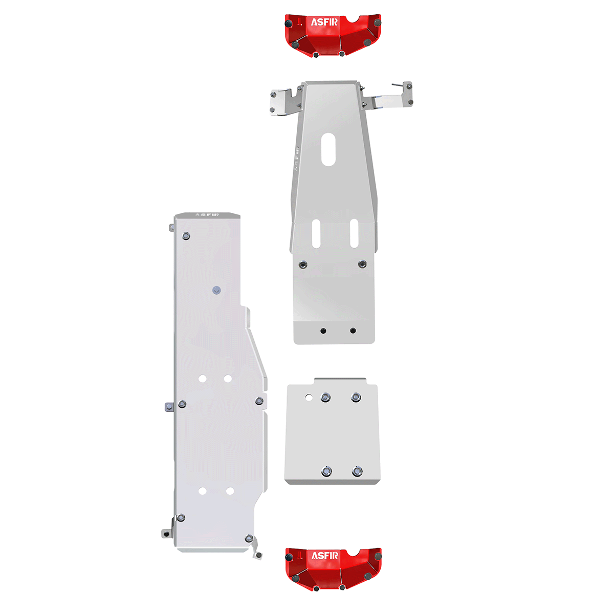 Jeep Wrangler JL Full Skid Plate Kit (5 Pcs) | SWB | 3.6L | 2018-2020
