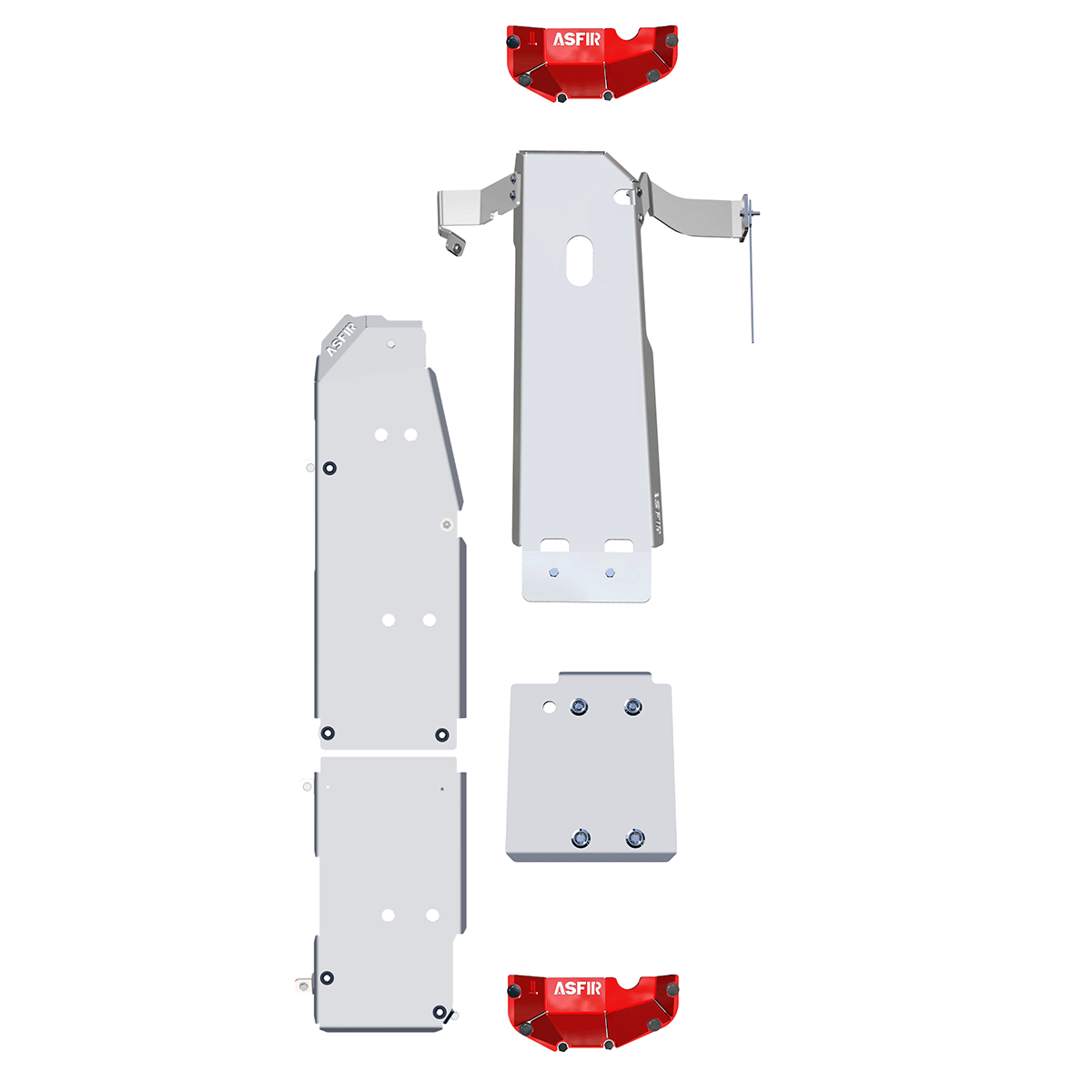 Jeep Wrangler JL Skid Plate Kit (5 Pcs) LWB | 2.0L