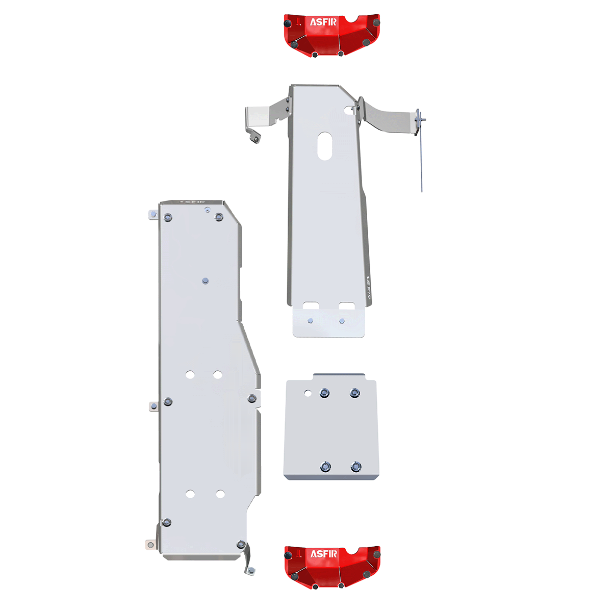 Jeep Wrangler JL Skid Plate Kit (5 Pcs) SWB | 2.0L