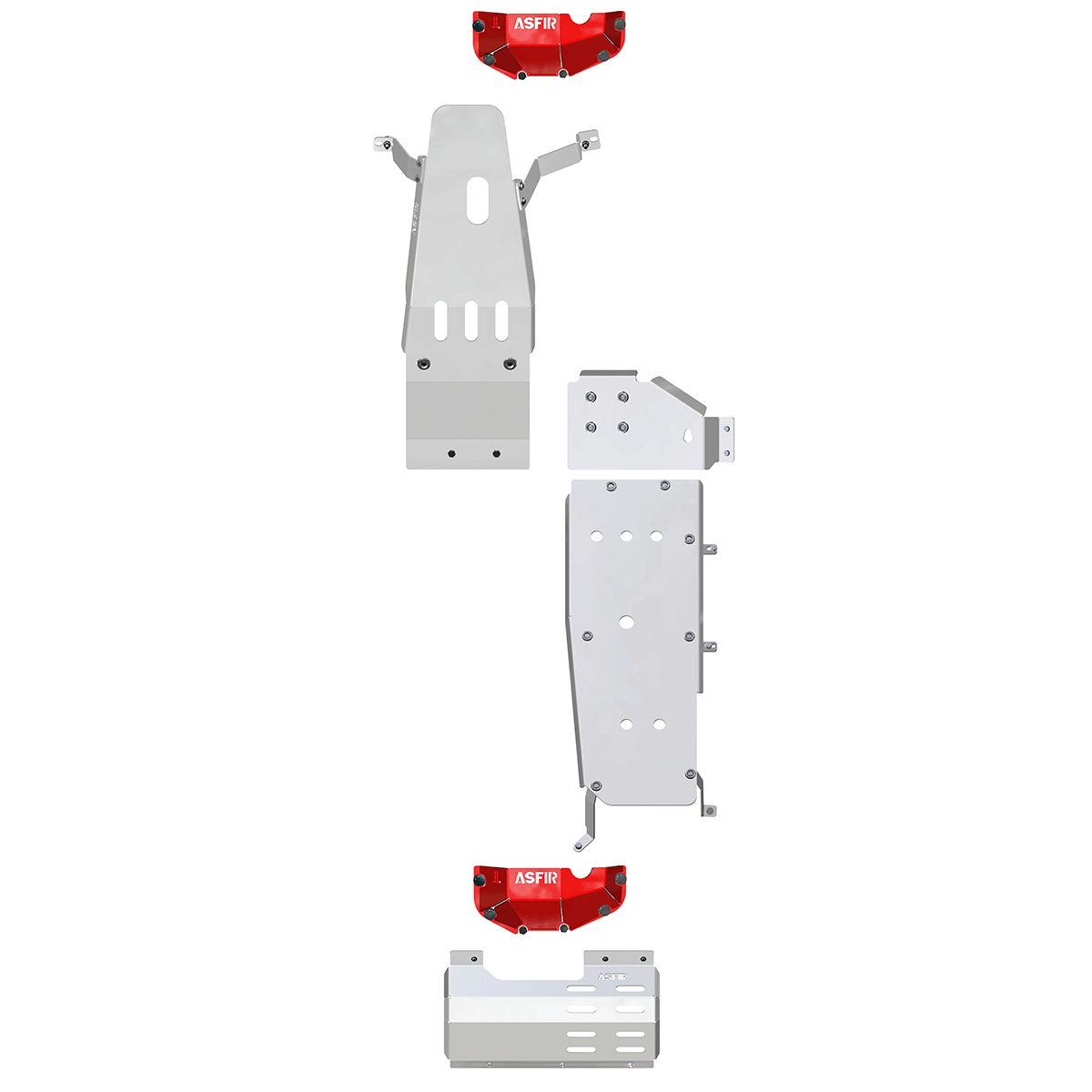 Jeep Wrangler JL EcoDiesel Skid Plate Kit (6 Pcs)