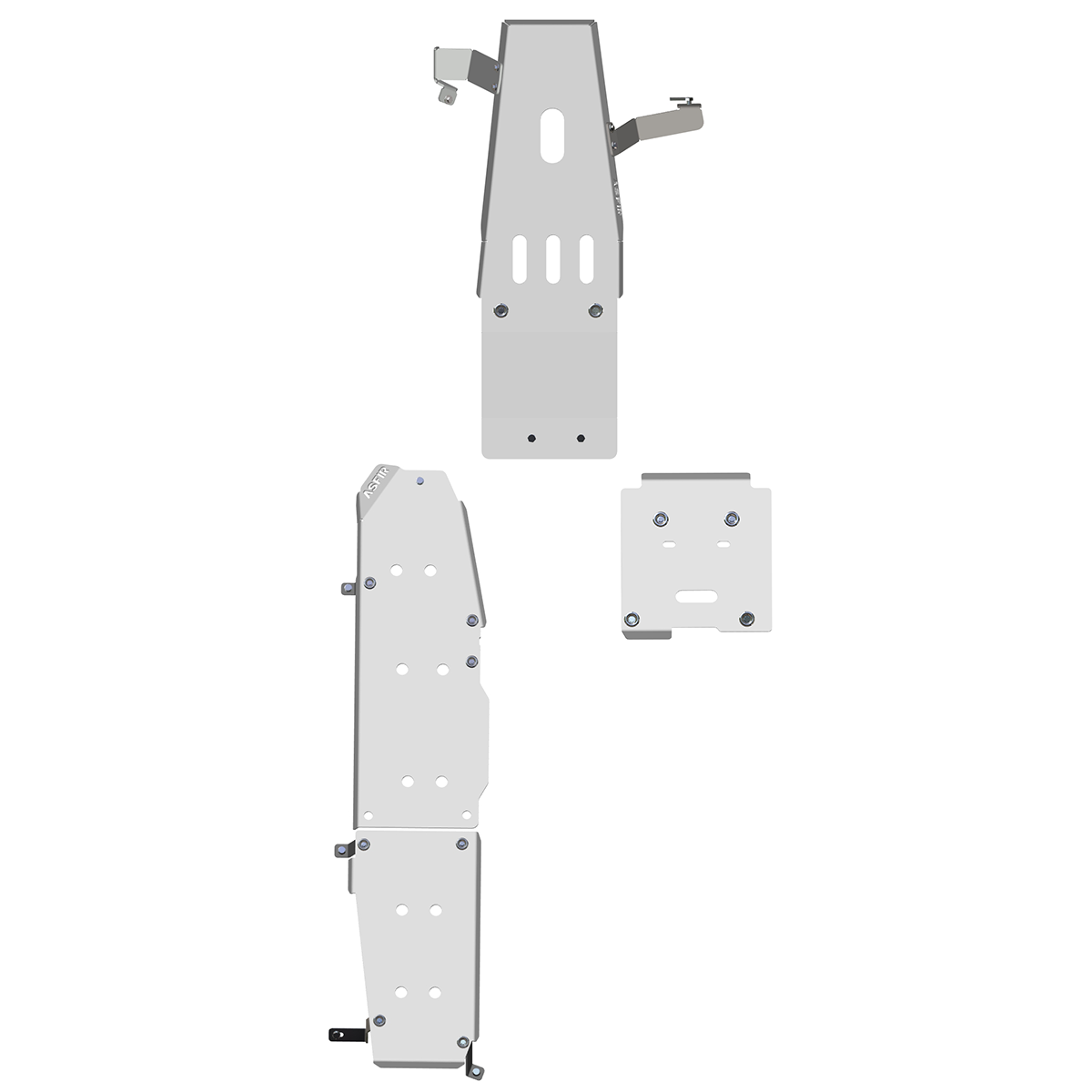 Jeep Wrangler JL 4XE PHEV Underbody Protection Kit (3 Pcs)