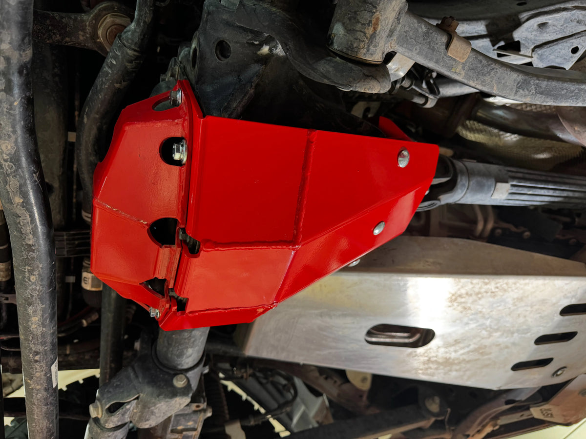 Front Differential Pinion Steel Skid Plate - Dana 44