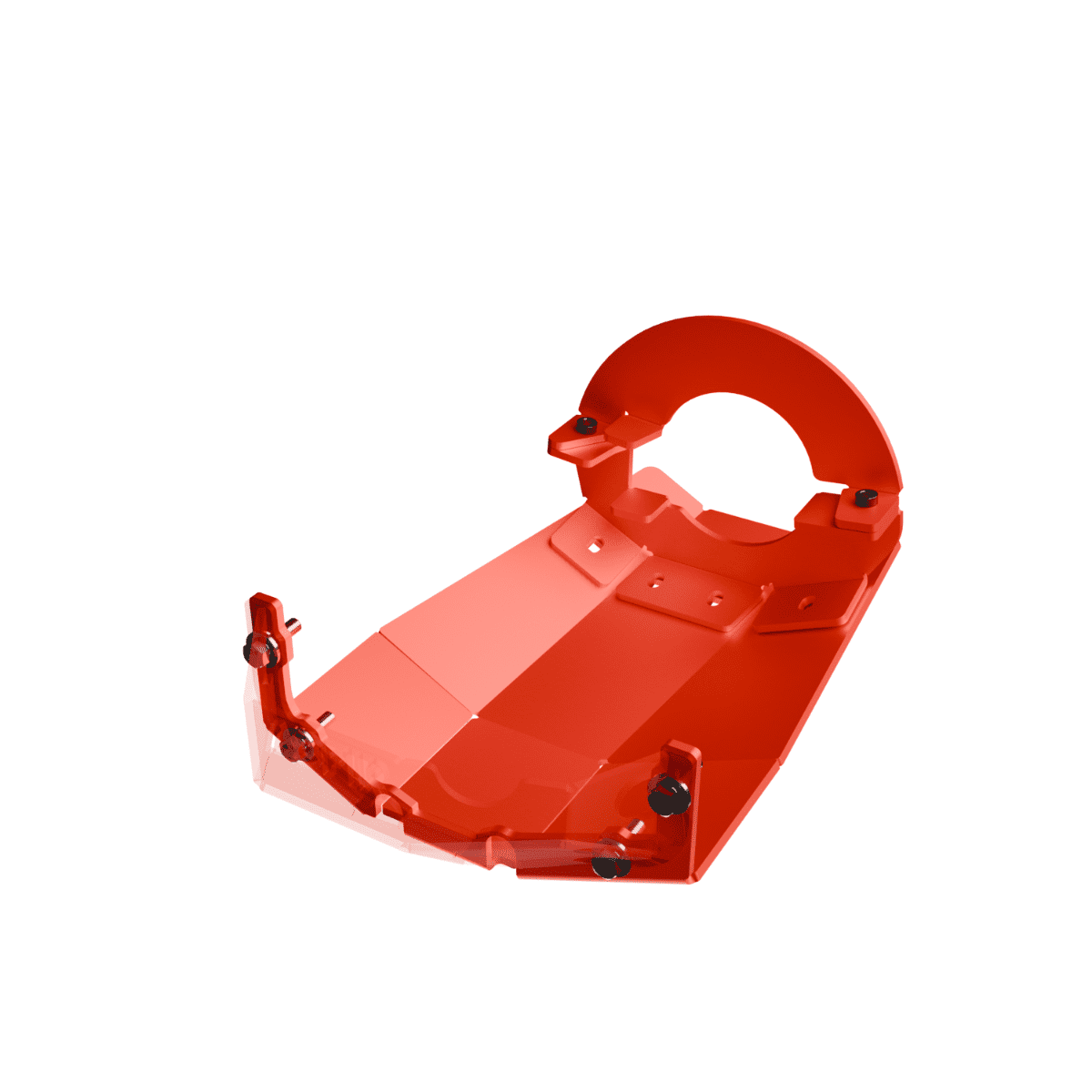 Rear Differential Pinion Steel Skid Plate - Dana 44