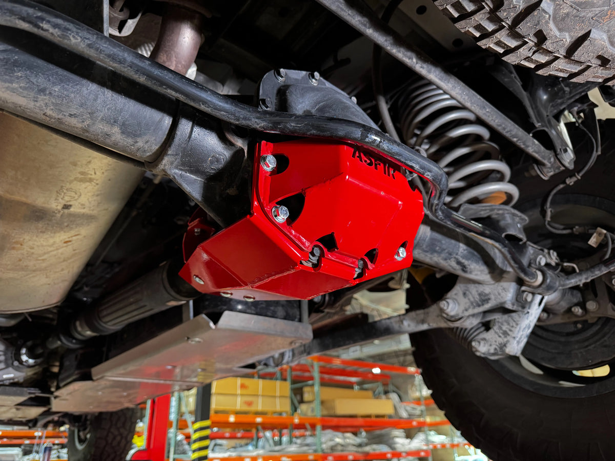 Rear Differential Pinion Steel Skid Plate - Dana 44