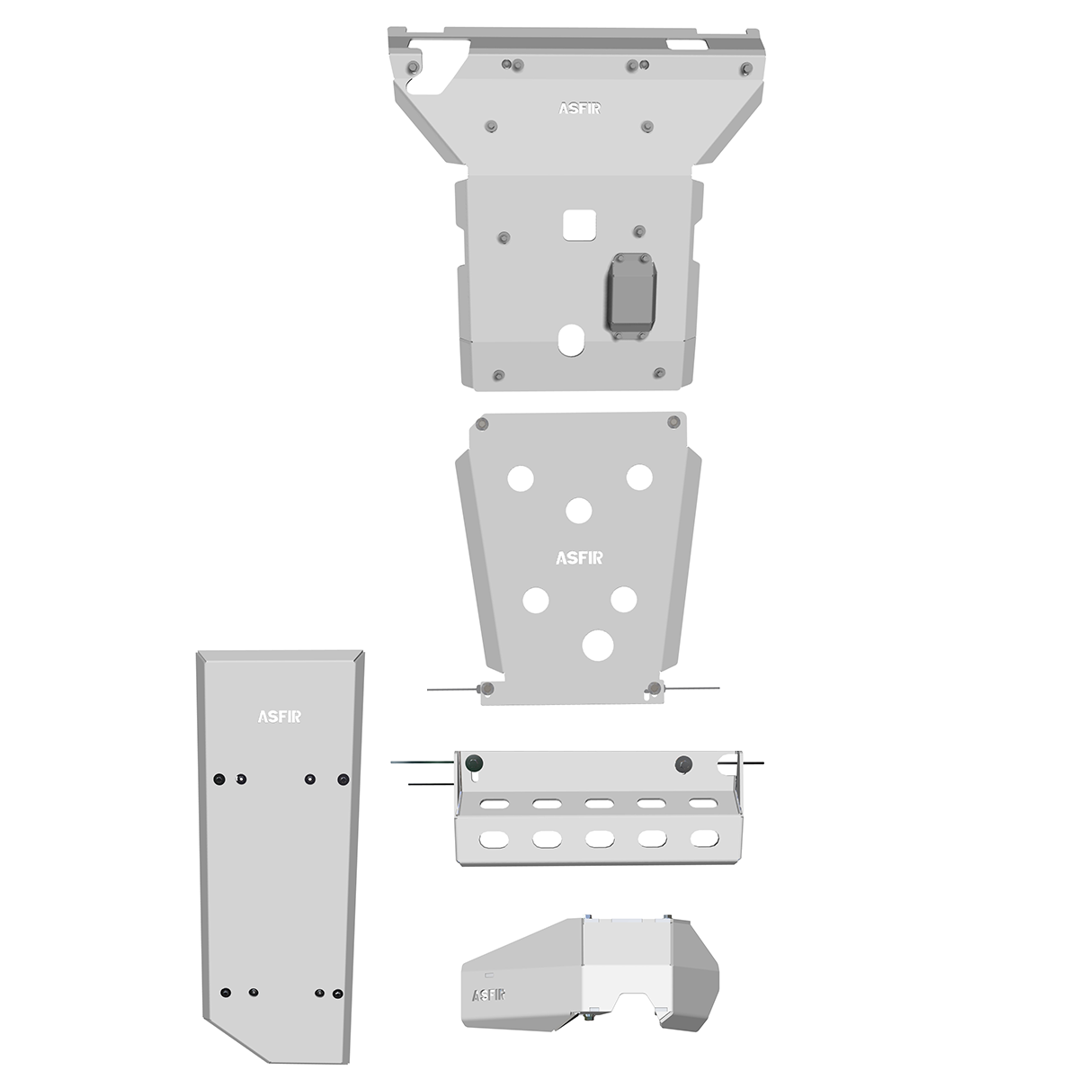 Toyota Tacoma Skid Plate Kit (5 Pcs)