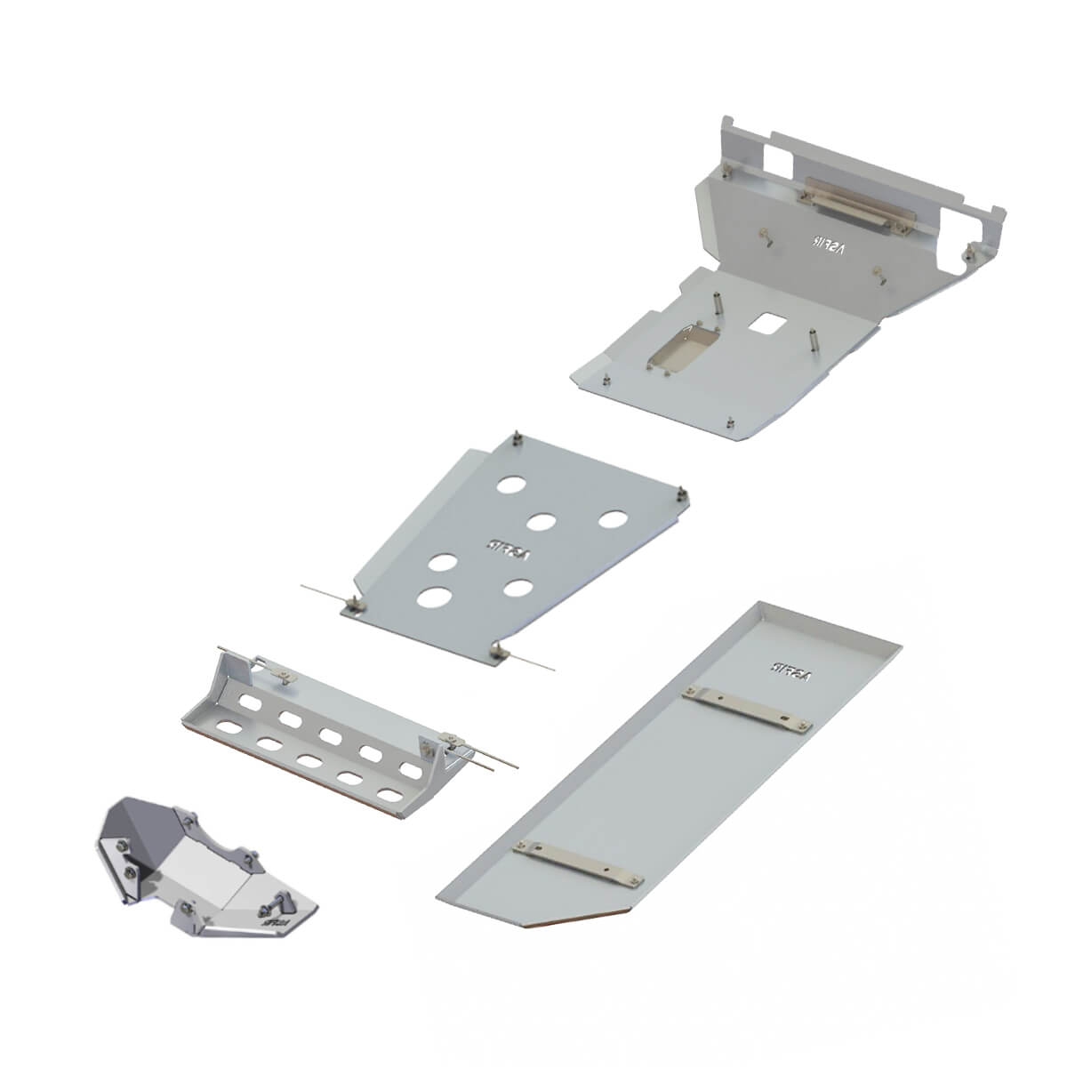 Toyota Tacoma Skid Plate Kit (5 Pcs)