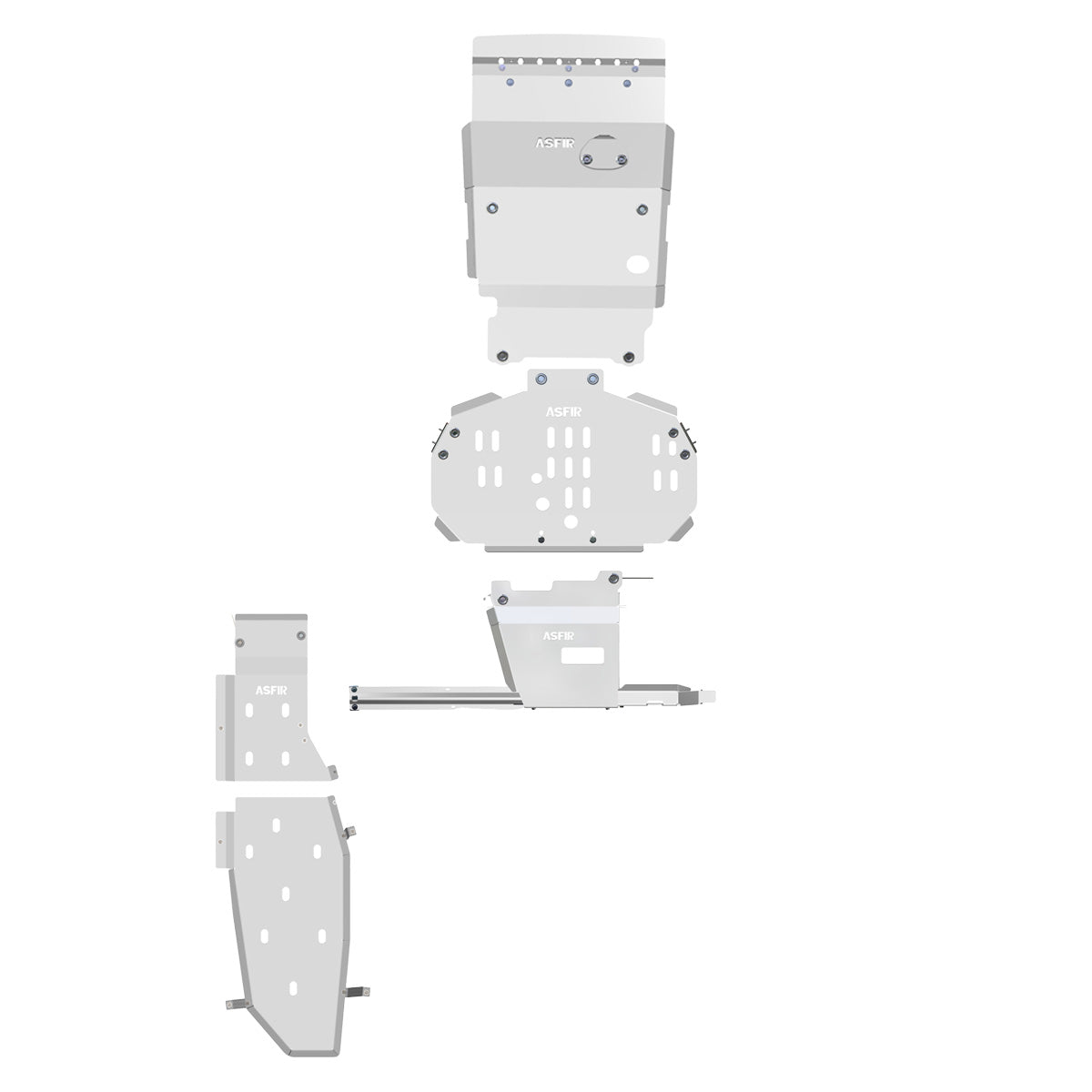 Lexus LX 570 Full Skid Plate Kit (4 Pcs)