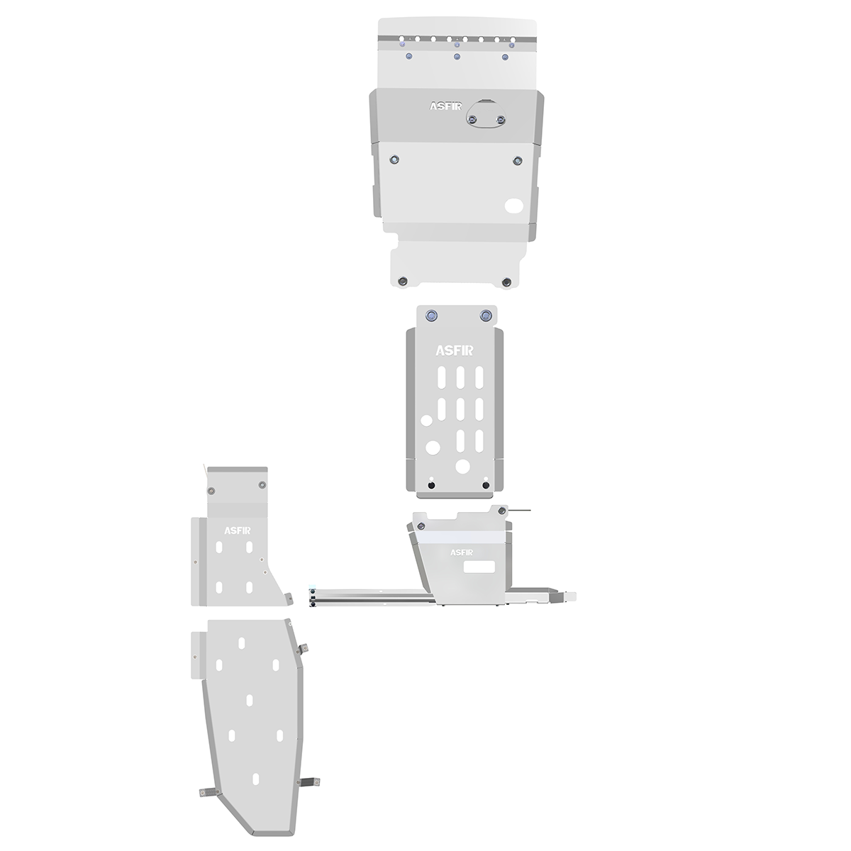 Toyota Land Cruiser 200 Full Skid Plate Kit (4 Pcs)