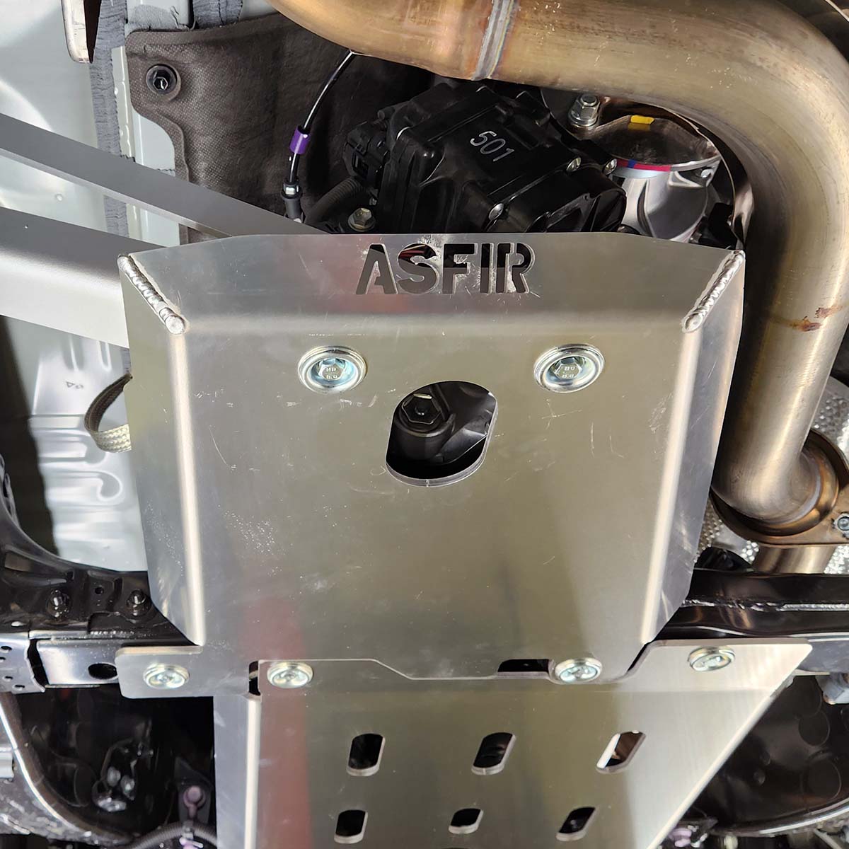 Toyota Land Cruiser 250 / 4Runner Transfer Case Skid Plate | Hybrid