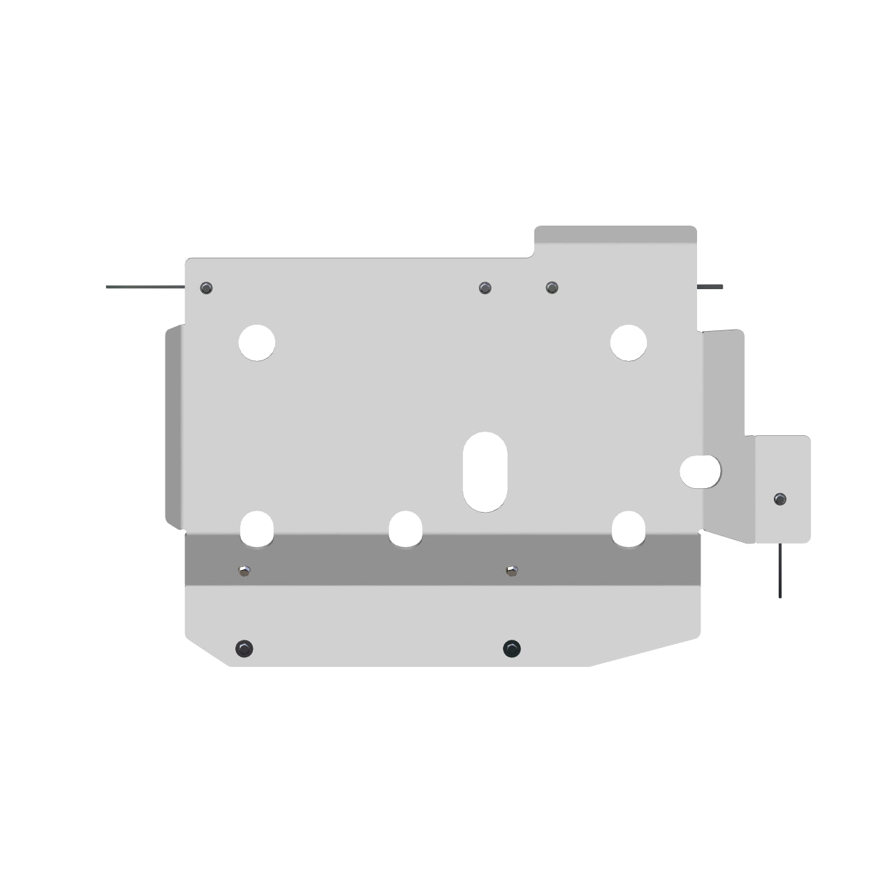 Ford F-150 Transfer Case Skid Plate | Crew Cab