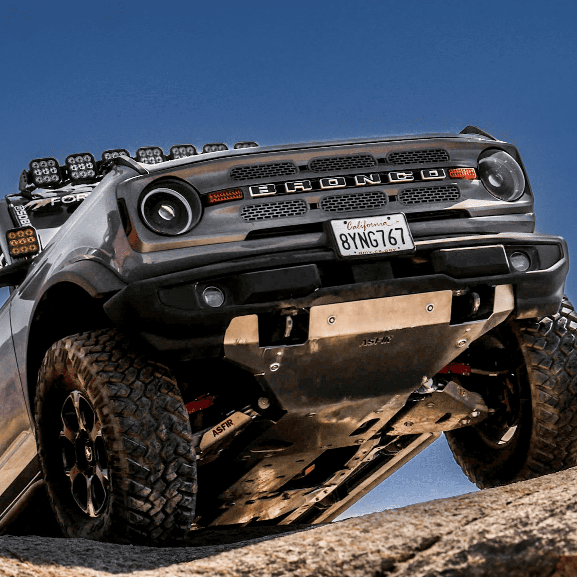 Ford Bronco Front Skid Plate | for OE Plastic Bumper