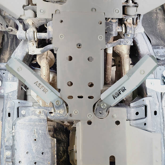 Ford Bronco Skid Plate Kit (3 Pcs) – For Models Without Sway Bar Disconnect