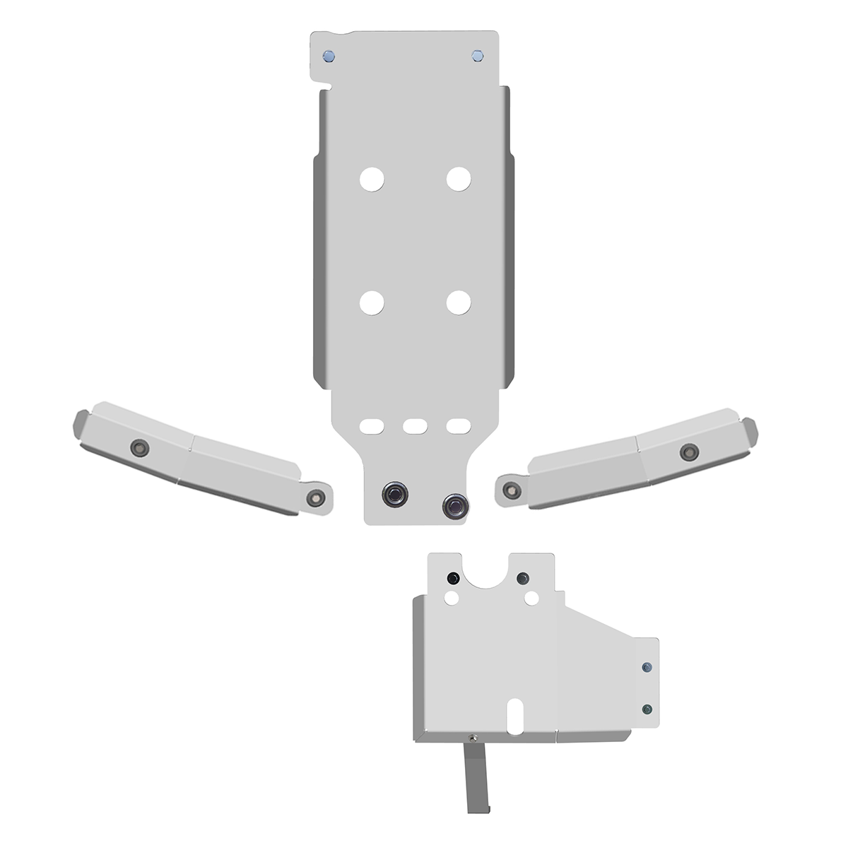 Ford Bronco Skid Plate Kit (3 Pcs) – For Models Without Sway Bar Disconnect