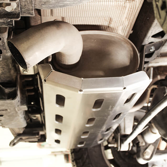Ford Bronco Exhaust Skid Plate