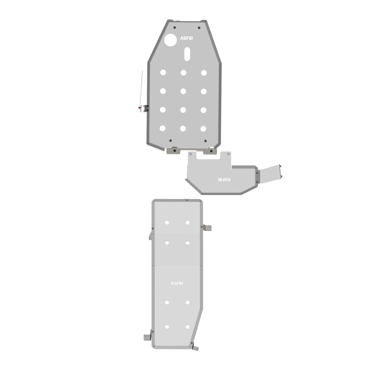 Ford Super Duty F-350 Gas Engine Skid Plate Kit (3 Pcs)