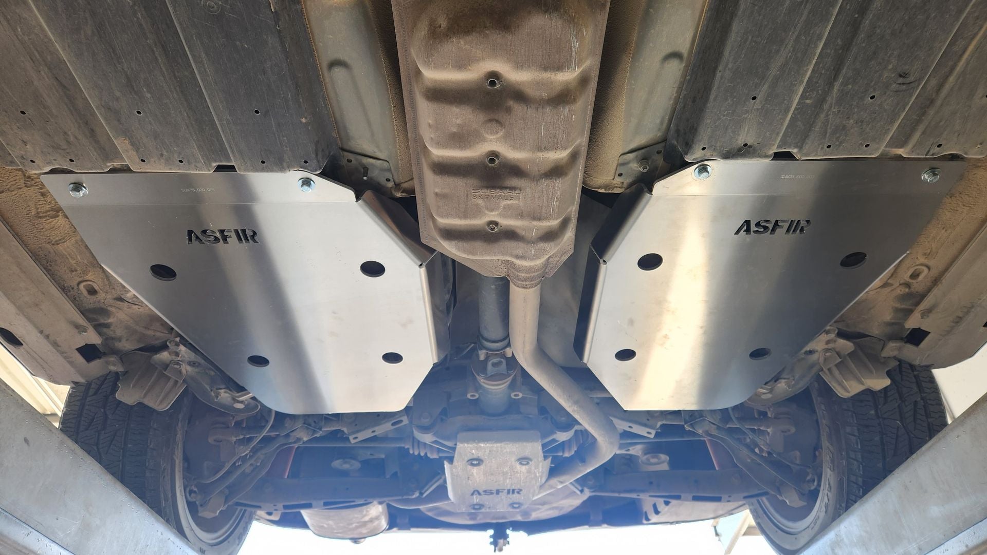 Subaru Crosstrek (XV) / Forester Fuel Tank Skid Plate (2 Pcs)