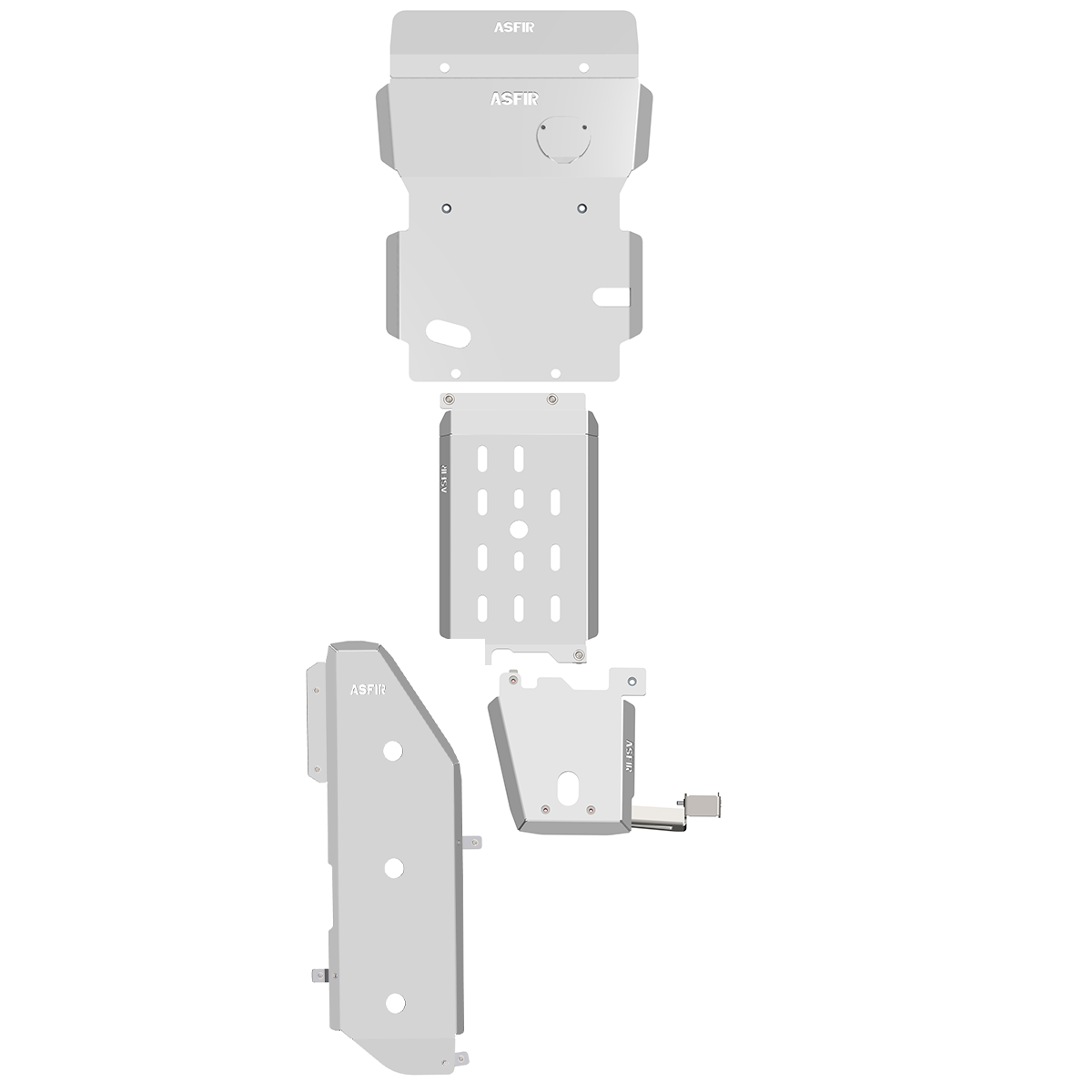 Land Cruiser 250 Full Skid Plates Kit (4 Pcs)