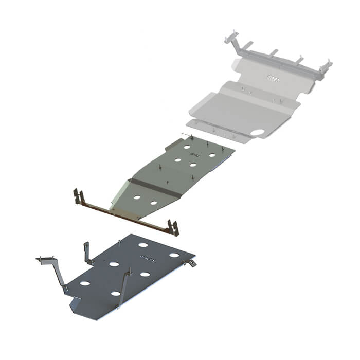 Nissan Xterra Skid Plates Kit (3 Pcs)
