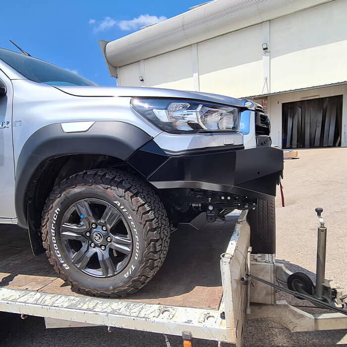 Toyota Hilux ATL Winch Bumper | with OEM Wing Flares (Except Sahara)