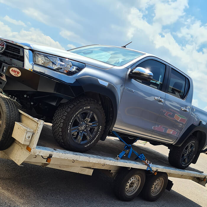 Toyota Hilux ATL Winch Bumper | with OEM Wing Flares (Except Sahara)