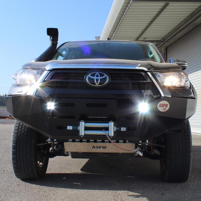 Toyota Hilux ATL Winch Bumper | non-Sahara without Wing Flares / Sahara with Wing Flares