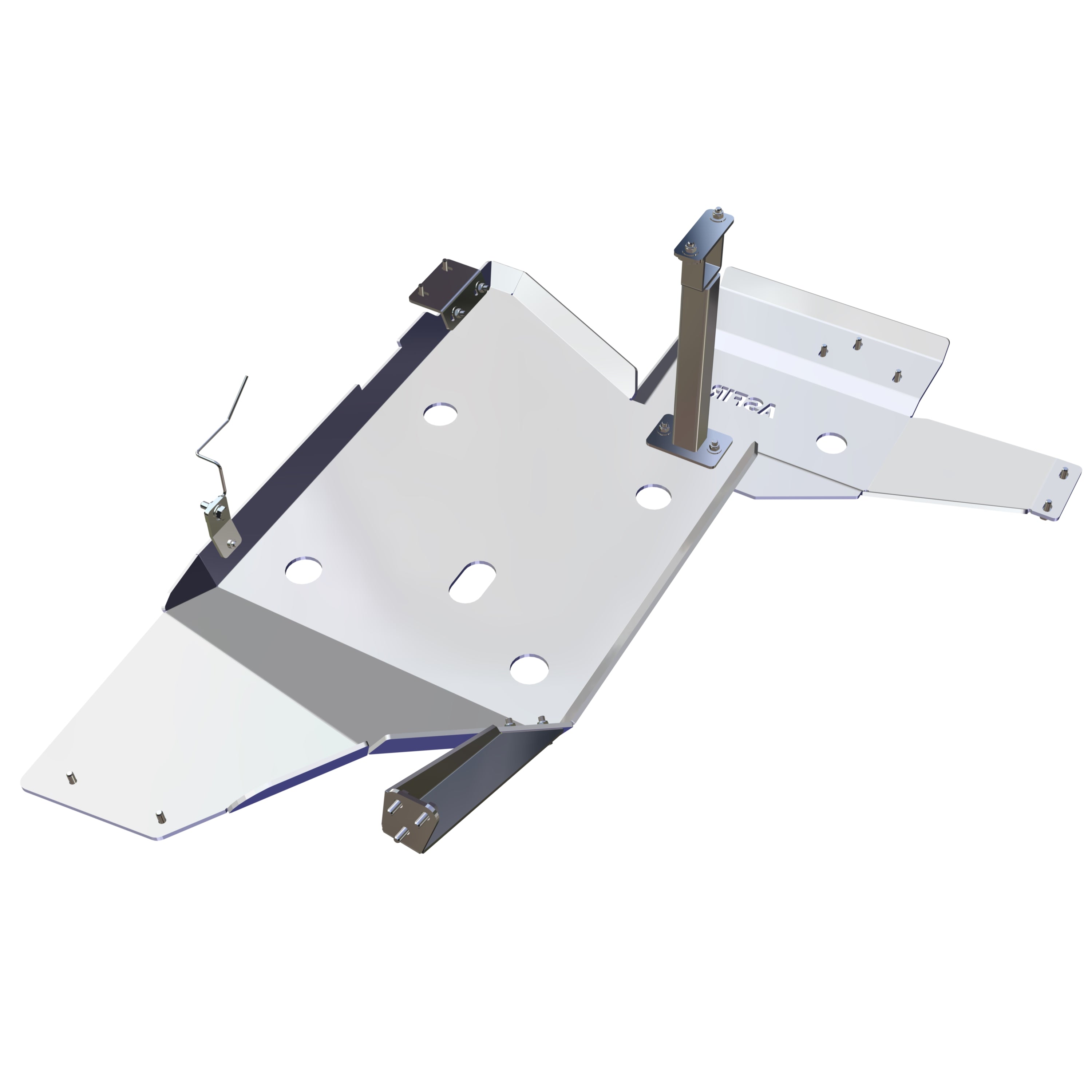 Toyota Land Cruiser 79 Series Transfer Case & Fuel Tank Skid Plate | Diesel