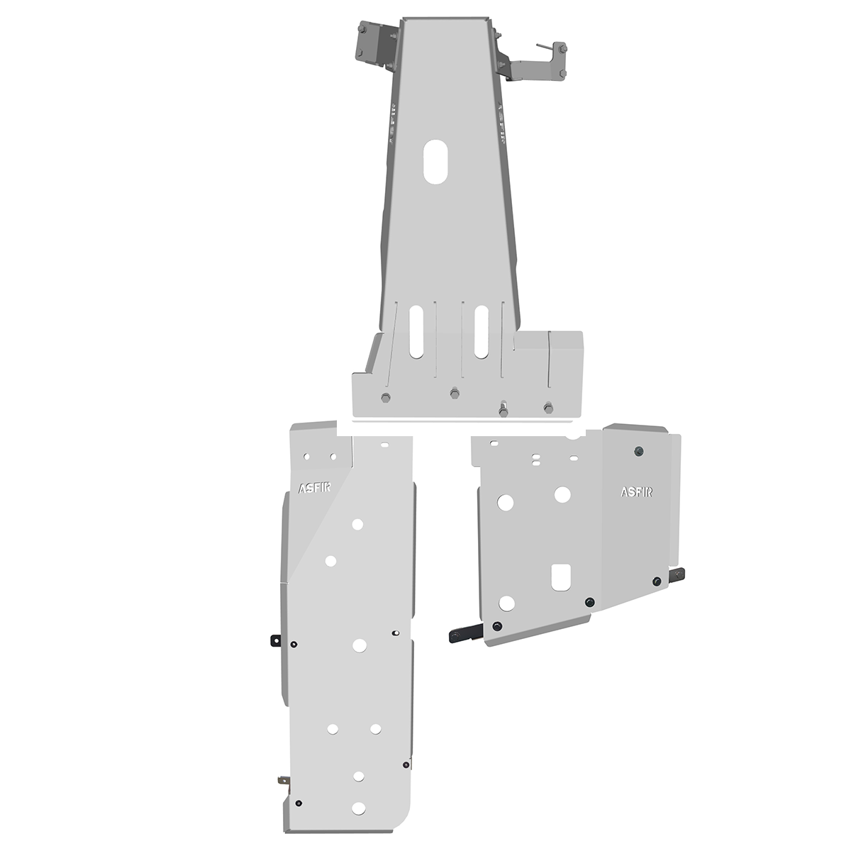 Jeep Wrangler JK Skid Plate Kit (3 Pcs) | 3.6L | SWB