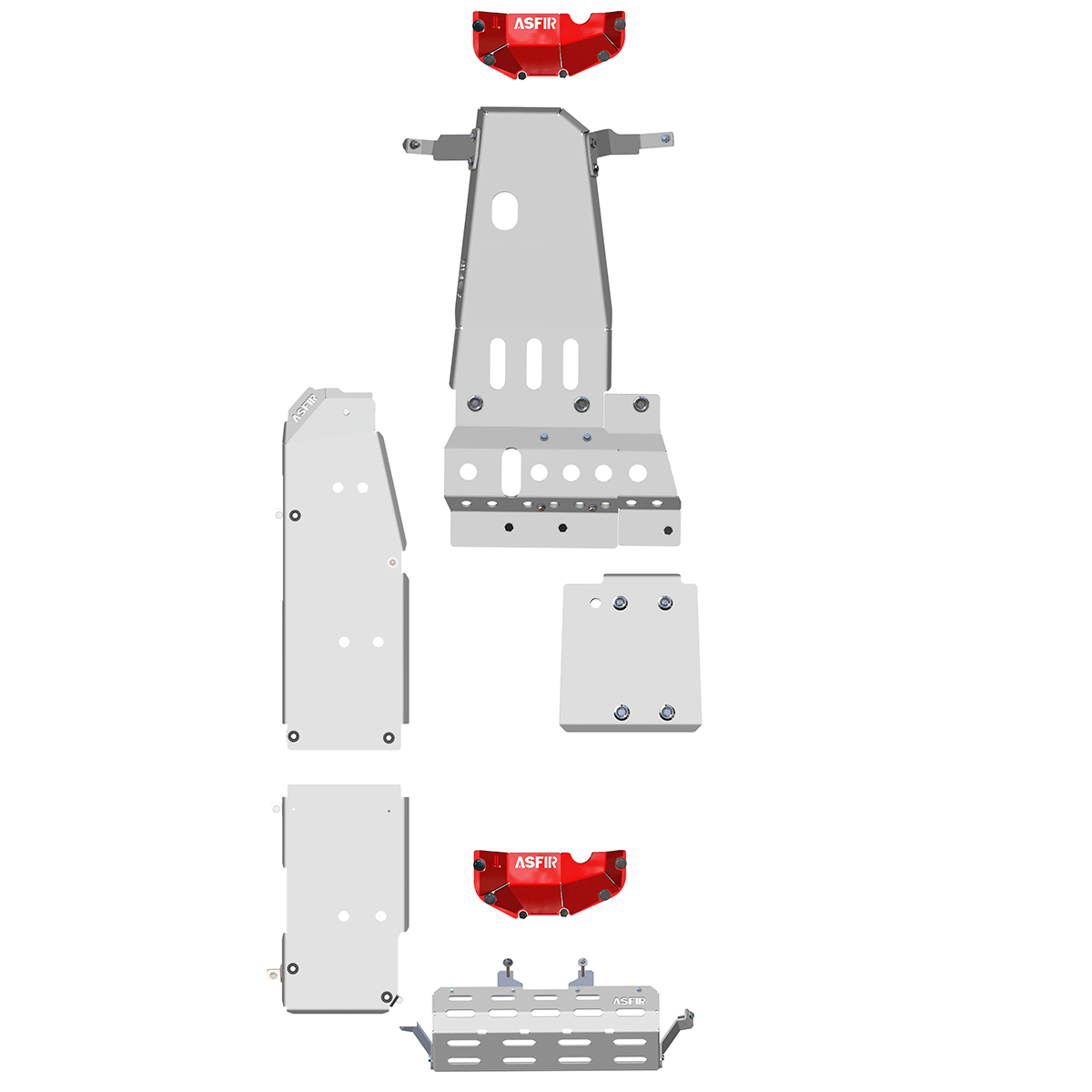 Jeep Wrangler JL 392 Skid Plate Kit (6 Pcs)