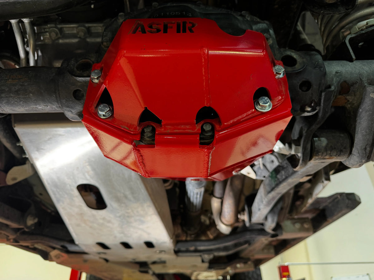 Front Differential Pinion Steel Skid Plate - Dana 44