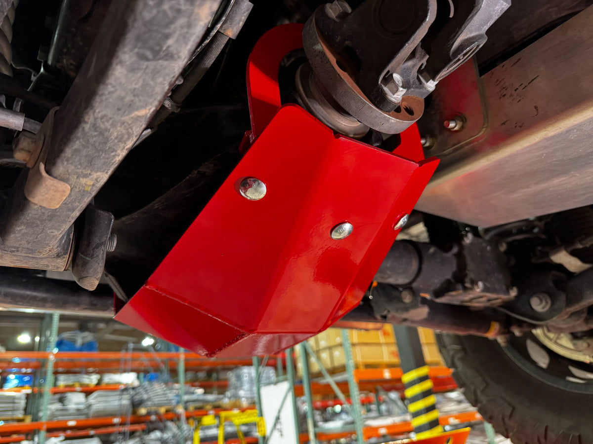 Front Differential Pinion Steel Skid Plate - Dana 44