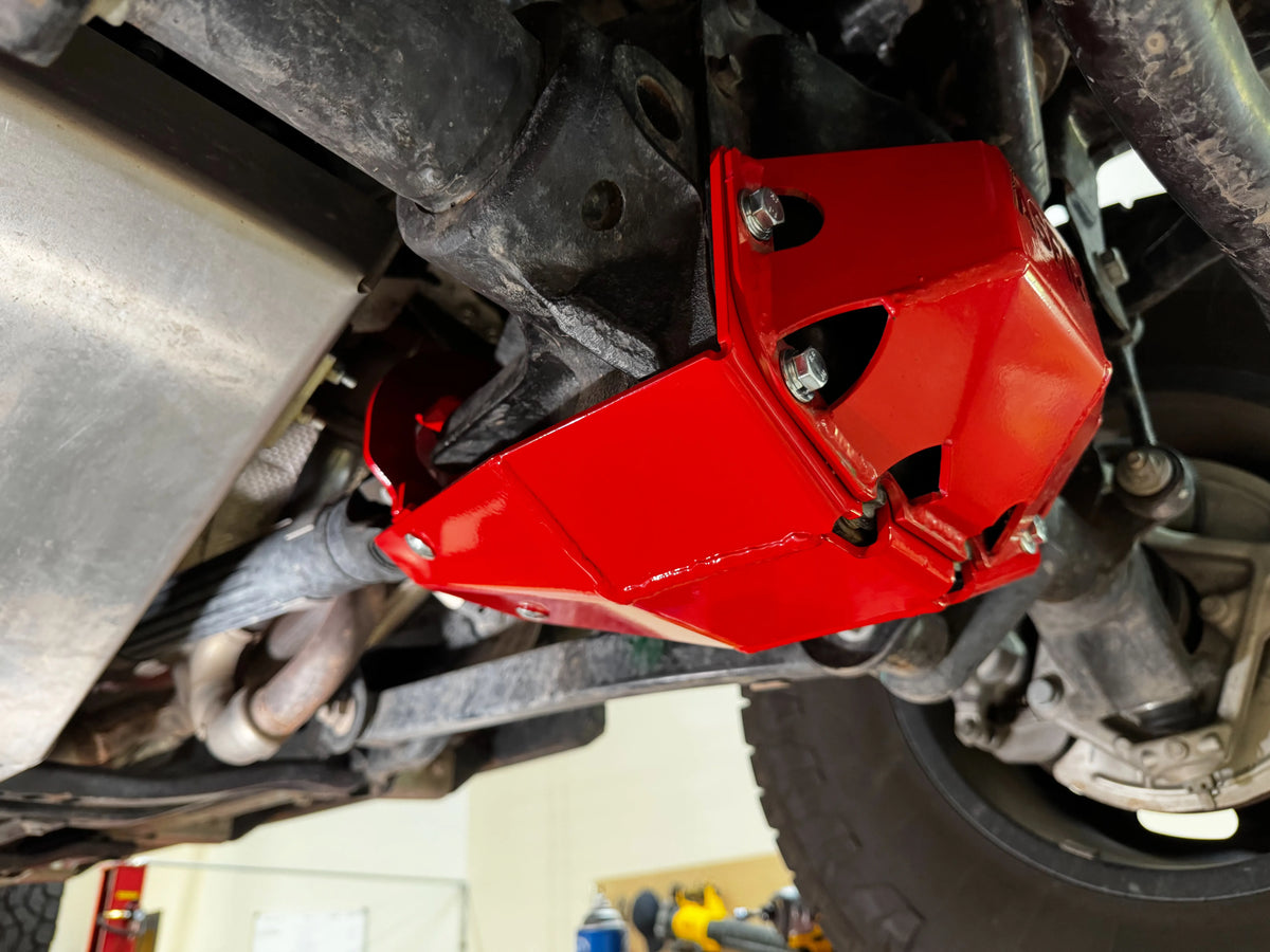 Front Differential Pinion Steel Skid Plate - Dana 44