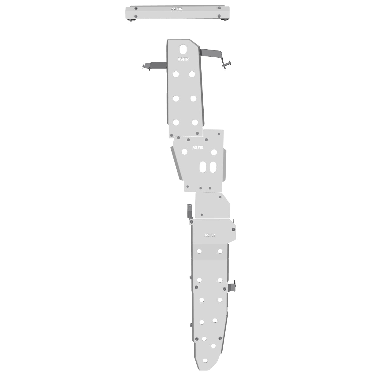 Ram 2500 Full Skid Plate Kit (5 Pcs) | SWB | Double Cab | with Rear Coil Springs