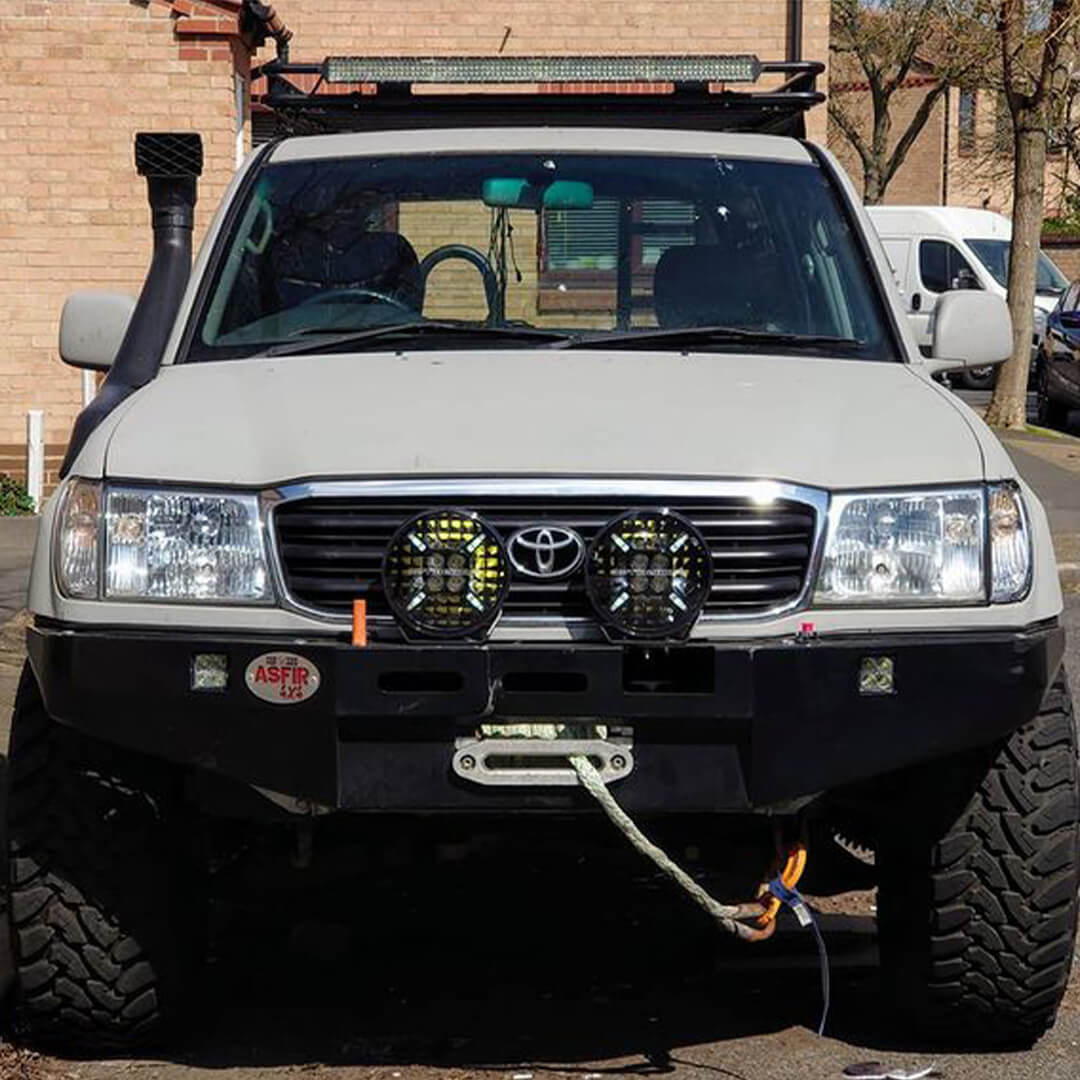 Toyota Land Cruiser 100 ATL winch bumper