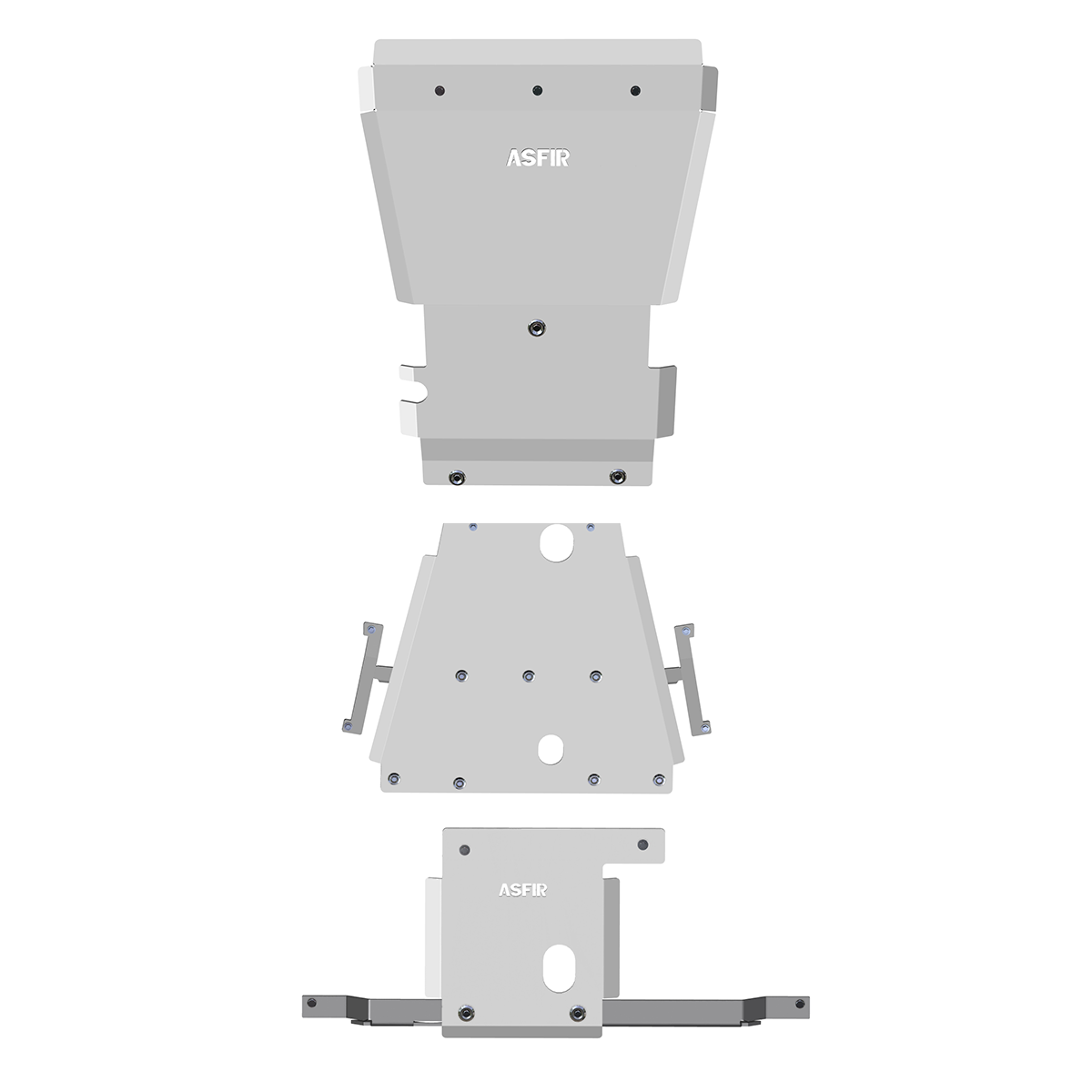 Toyota Land Cruiser 100 Full Skid Plate Kit (3 Pcs) | Diesel