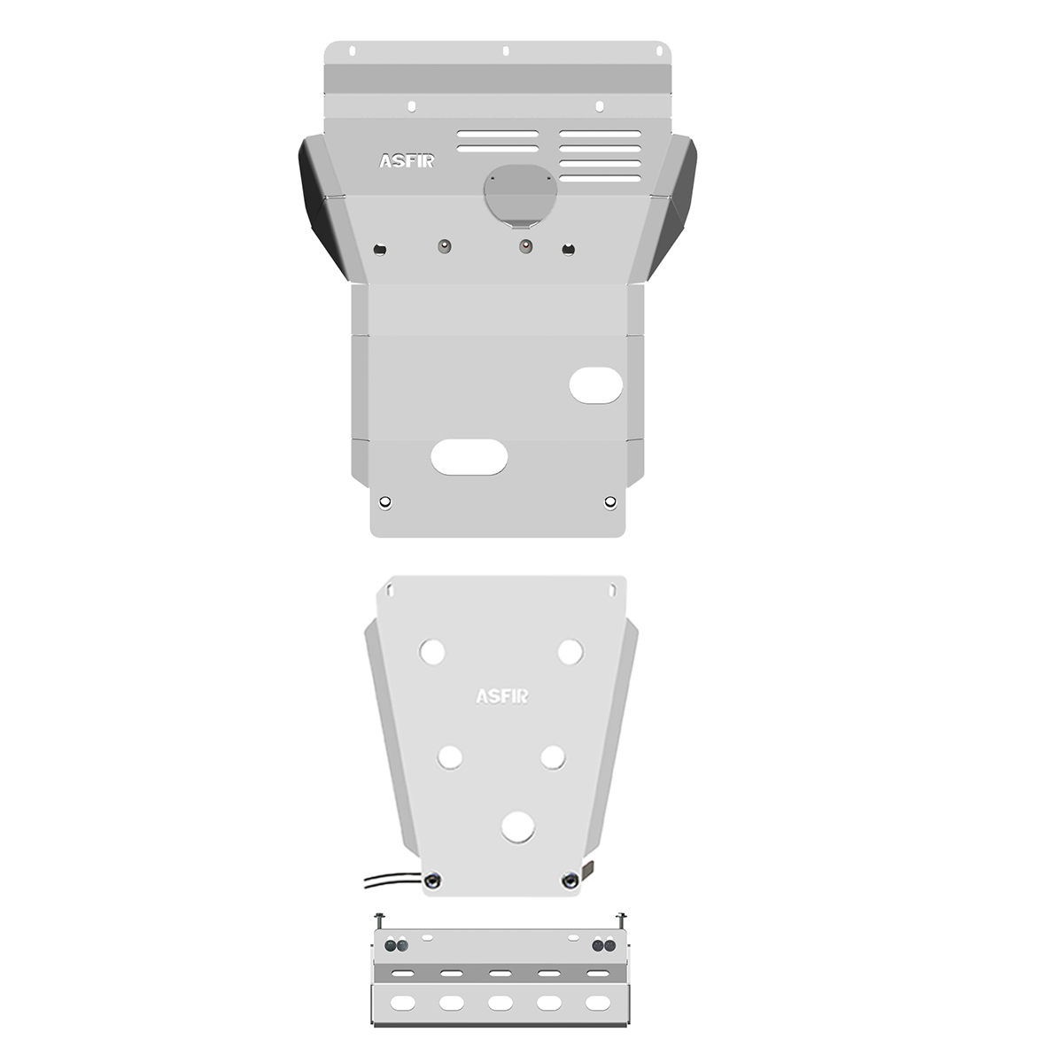 Toyota 4Runner Skid Plate Kit (3 Pcs) | Non-KDSS