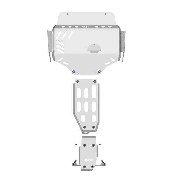 Subaru Forester XV Crosstrek Skid Plate Kit (3 Pcs) | ASFIR 4x4
