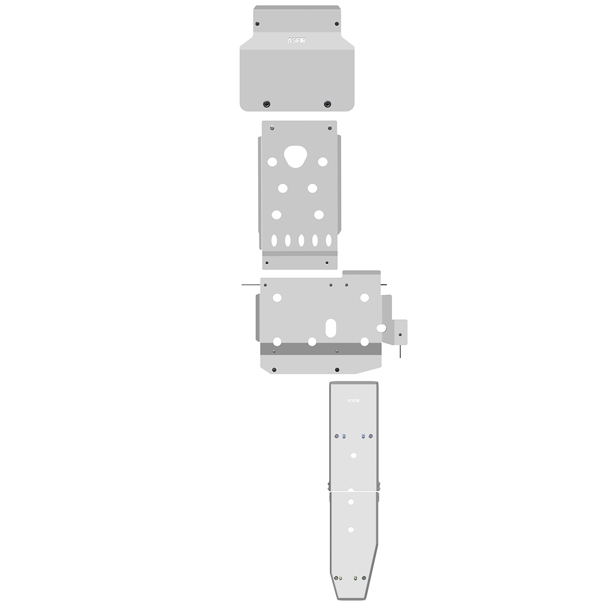 Ford F-150 Full Skid Plate Kit (4 Pcs) | Crew Cab | 2019-2023