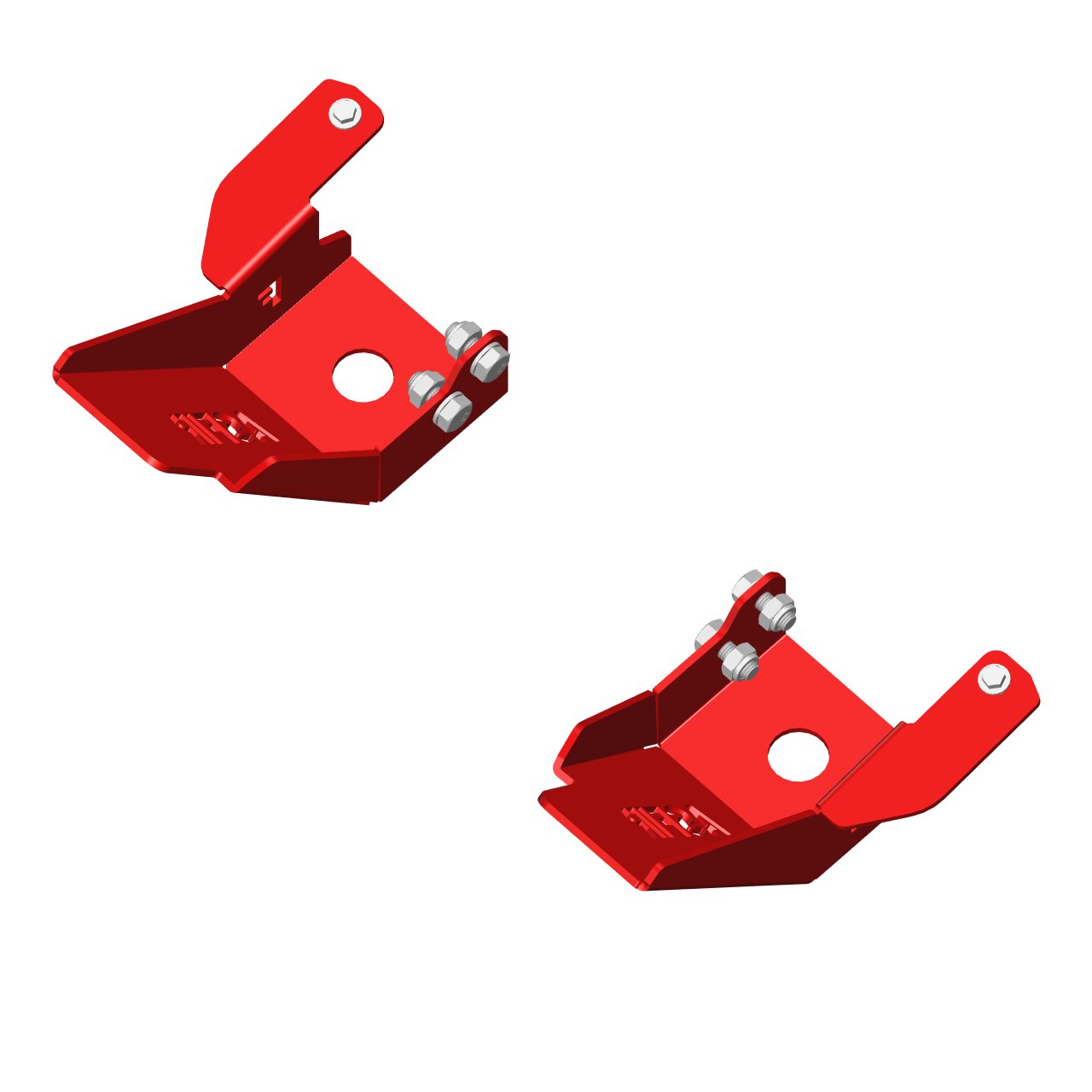 Ford Bronco FOX Rear Shock Protectors (L & R) | Steel