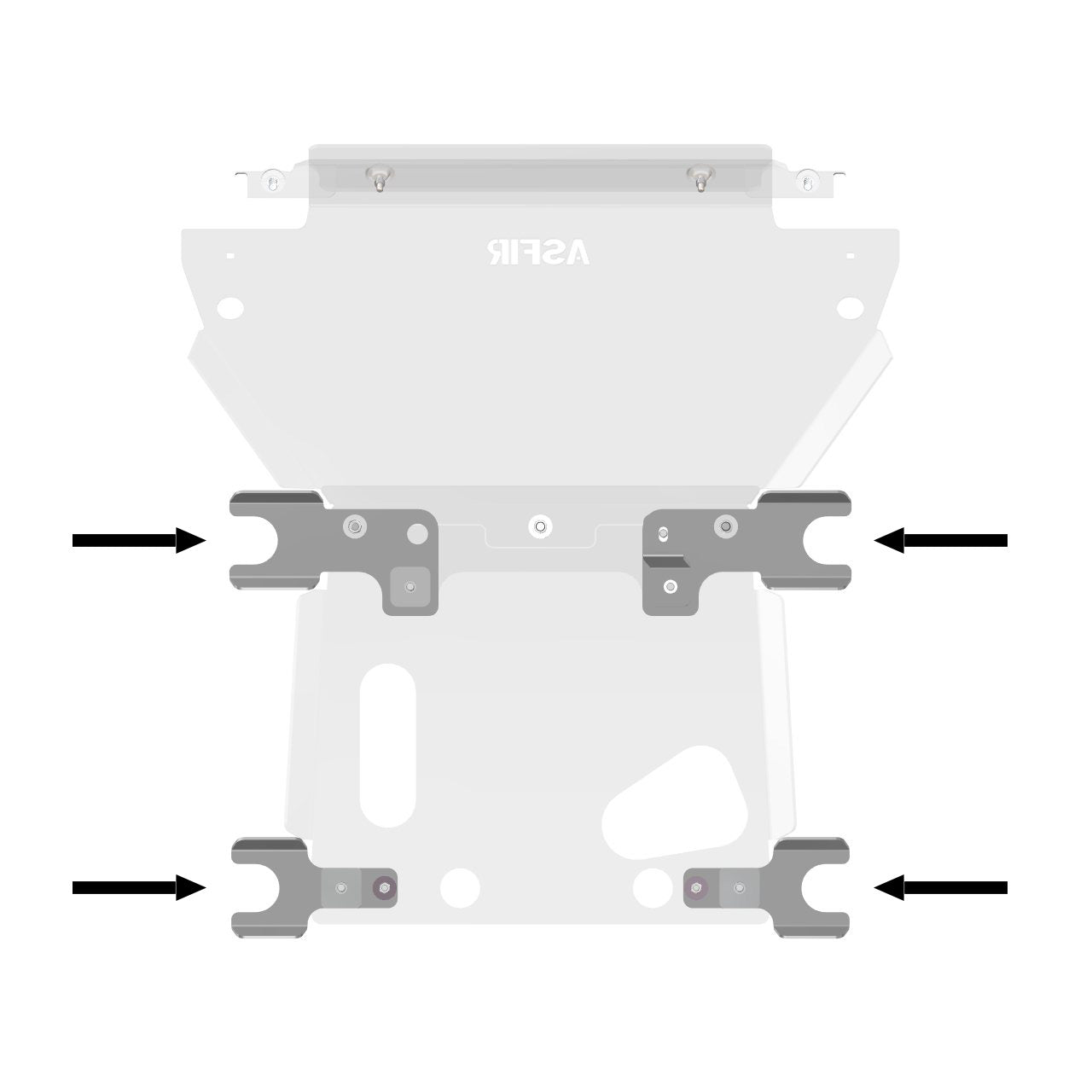 Front lower Arm Mount Protectors | Ford Bronco