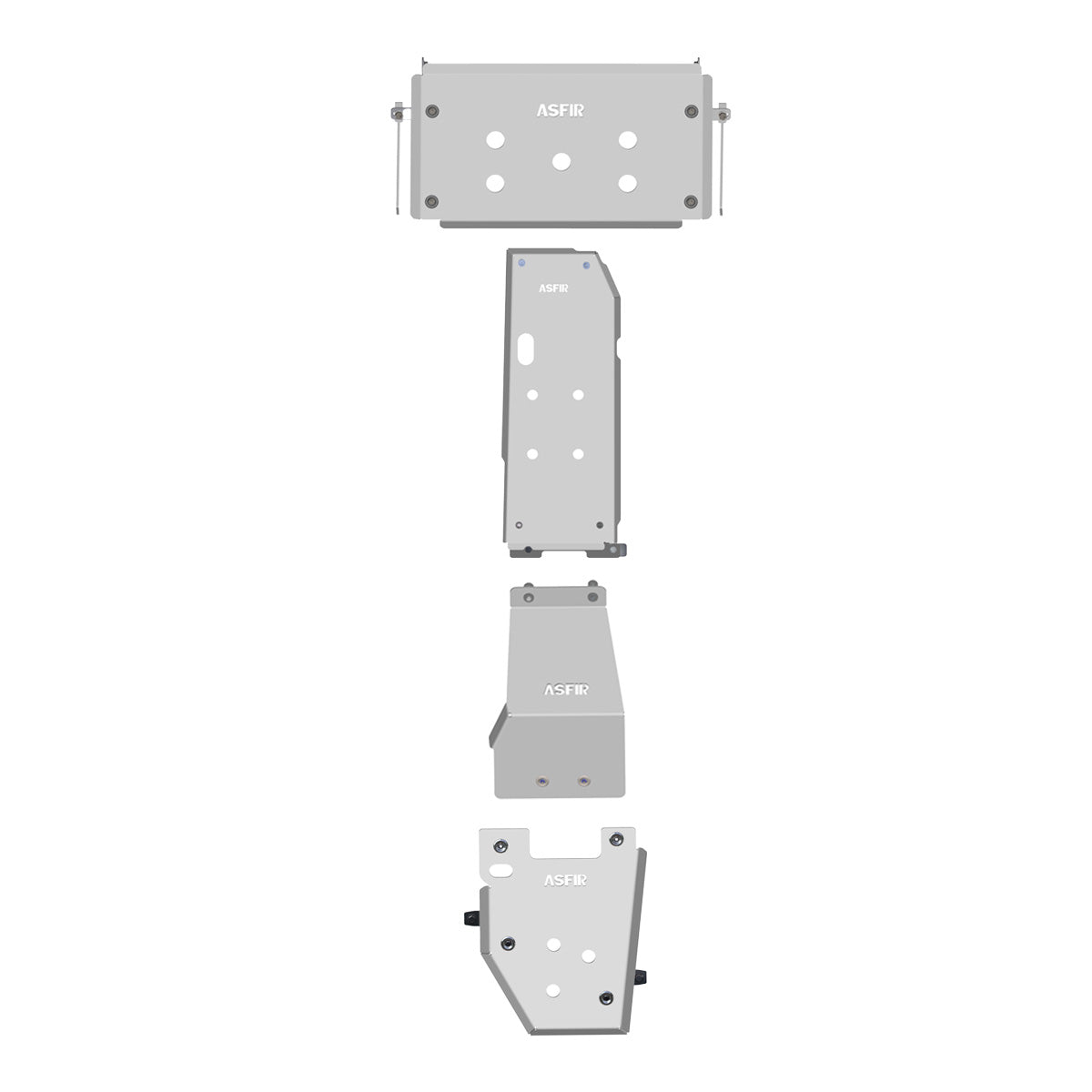 Ford Super Duty F-350 Diesel Full Skid Plate Kit (4 Pcs)